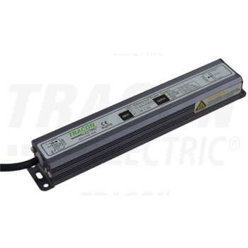   Tracon, LED-CV65-150W, LED meghajtó, vízmentes (IP67), állandó feszültségű, 150W teljesítménnyel, 100-240 V AC / 12 V DC, 12,5A (Tracon LED-CV65-150W)