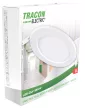 Tracon, LED-DLV-6NW, LED panel IP44-es, vízálló, fehér, 6 W teljesítménnyel, 4000 K, 390lm fényerővel, mennyezetre, D=115 mm (Tracon LED-DLV-6NW)