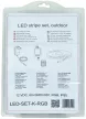 Tracon, LED-SET-K-RGB, LED szalag szet, kültéri IP54, 14,4 W / m teljesítménnyel, 450lm, RGB színváltós, 12V DC, 10mm széles, 60 led/m, SMD LED 120° (Tracon LED-SET-K-RGB)