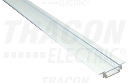 Tracon, LEDSZTRIO, alumínium profil max 10 mm-es LED szalagokhoz, lapos, besüllyeszthető (Tracon LEDSZTRIO)