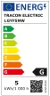Tracon, LGYF5NW, LED-es fényforrás, ( gyertya alakú )5W-os teljesítményű, E14 foglalattal, 4000K-es színhőmérsékletü, SMD LED ( 380 lm ) Tracon ( LGYF5NW )