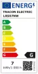 Tracon, LR507NW, LED-es fényforrás, ( reflektor típusú )7W-os teljesítményű, E14 foglalattal, 4000K-es színhőmérsékletü, SMD LED ( 470 lm ) Tracon ( LR507NW )