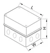 Tracon MD151114T műanyag doboz, 150×110×140 mm, IP55