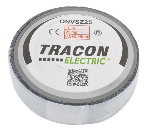 Tracon, ONVSZ25, önvulkanizáló szalag, fekete, 10 m x 25 mm, -40°C-75°C Tracon (ONVSZ25)
