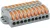 Tracon OVOFT1010 csavar nélküli vezeték összekötő 20 x 0,5-4mm2 -es tömör és sodrott vezetékhez, oldható, 32A 400V - 14,5x75,3x39,3mm