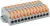 Tracon OVOFT1212 csavar nélküli vezeték összekötő 24 x 0,5-4mm2 -es tömör és sodrott vezetékhez, oldható, 32A 400V - 14,5x75,3x39,3mm