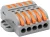 Tracon OVOFT55 csavar nélküli vezeték összekötő 10 x 0,5-4mm2 -es tömör és sodrott vezetékhez, oldható, 32A 400V - 14,5x40,3x39,3mm
