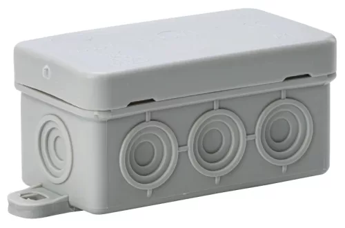 Tracon PD75X35 rugalmas kötődoboz falon kívüli szürke 80x42x40 mm IP54