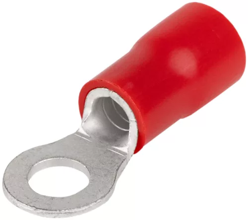 Tracon PSZ10-8 szigetelt szemes saru piros 10 mm² M8