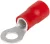 Tracon PSZ10-8 szigetelt szemes saru piros 10 mm² M8