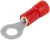 Tracon PSZ3 szigetelt szemes saru piros 1,5 mm² M3