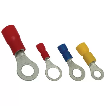 Tracon PSZ35-8 szigetelt szemes saru piros 35 mm² M8