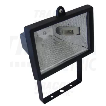   Tracon R-500W Halogén fényvető, R7s, 500 W, 118 mm, fekete, IP 54 ( R-500W )