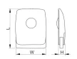 Tracon RSMDB150W LED-es, SMD fényvető, 150 W teljesítménnyel, szürke színben, 4500K színhőmérséklettel, IP65-ös védelemmel, 12750 lm fényerővel