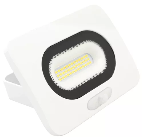 Tracon RSMDLFM10 LED-es, SMD fényvető, mozgásérzékelővel, 10 W teljesítménnyel, fehér színben, 4000K színhőmérséklettel, IP65-ös védelemmel, 750 lm fényerővel