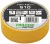 Tracon S10 PVC szigetelőszalag sárga 10m 18mm