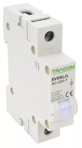 Tracon SLJL-AC230-F moduláris jelzőlámpa, 1db fehér leddel, 230V AC