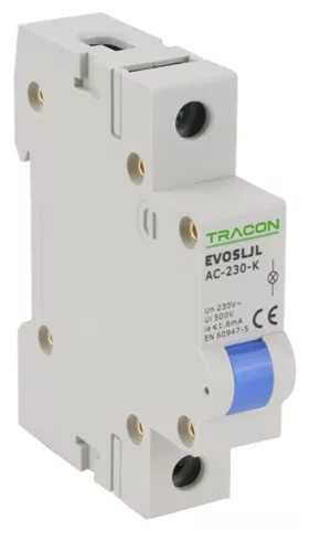 Tracon SLJL-AC230-K sorolható LED jelzőlámpa kék 230 V AC