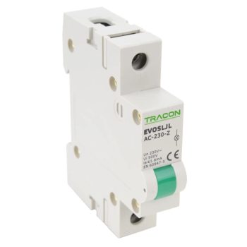   Tracon SLJL-AC230-Z moduláris jelzőlámpa, 1db zöld leddel, 230V AC