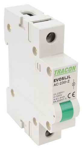 Tracon SLJL-AC230-Z moduláris jelzőlámpa, 1db zöld leddel, 230V AC