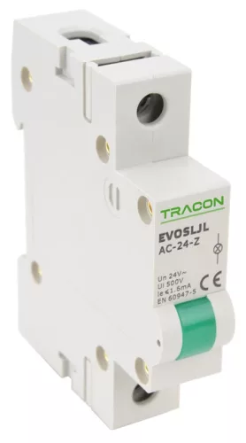 Tracon SLJL-AC24-Z sorolható LED jelzőlámpa zöld 24 V AC