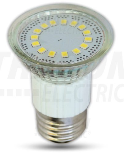 Tracon, SMD-E27-15-CW, LED-es fényforrás, ( 15 LEDES spot ), 4W-os teljesítményű, E27 foglalattal, 6400K-es színhőmérsékletü, SMD LED ( 320 lm ) Tracon ( SMD-E27-15-CW )