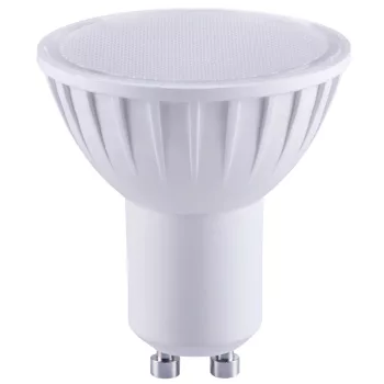   Tracon, SMDGU107CW, LED-es fényforrás, ( opál búrás, műanyag házas spot ) 7W-os teljesítményű, GU10 foglalattal, 6000K-es színhőmérsékletü, SMD LED ( 450 lm ) Tracon ( SMDGU107CW )