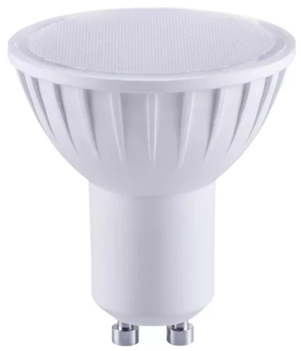 Tracon, SMDGU107CW, LED-es fényforrás, ( opál búrás, műanyag házas spot ) 7W-os teljesítményű, GU10 foglalattal, 6000K-es színhőmérsékletü, SMD LED ( 450 lm ) Tracon ( SMDGU107CW )
