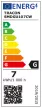 Tracon, SMDGU107CW, LED-es fényforrás, ( opál búrás, műanyag házas spot ) 7W-os teljesítményű, GU10 foglalattal, 6000K-es színhőmérsékletü, SMD LED ( 450 lm ) Tracon ( SMDGU107CW )