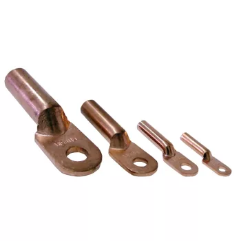   Tracon SZ-CL35-10 Szigeteletlen hosszított réz szemes csősaru 35mm2, M8, (d1=8,5mm, d2=10,5mm) ( SZ-CL35-10 )