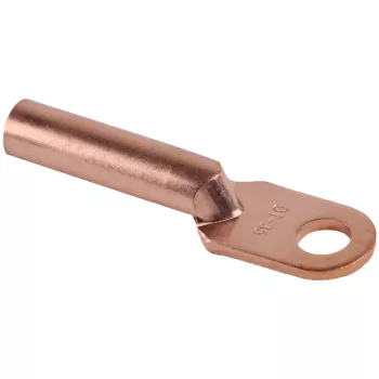   Tracon SZ-CL35 szigeteletlen hosszított réz szemes csősaru, 35mm2, M8, (d1=8,5mm, d2=8,5mm), ónozott elektrolitréz