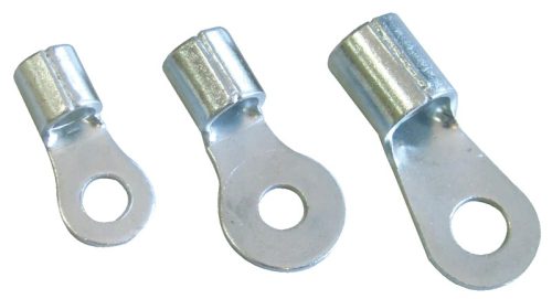 Tracon SZ10-10 szigeteletlen szemes saru, 10mm2, M10, (d1=4,5mm, d2=10,5mm), ónozott elektrolitréz