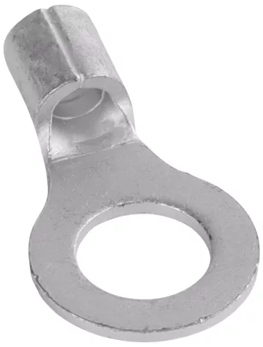 Tracon SZ2.5-4 szigeteletlen szemes saru, 2,5mm2, M4, (d1=3mm, d2=4,3mm), ónozott elektrolitréz