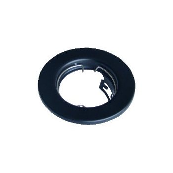   Tracon, TLC-2B, beépíthető hidegtükrös fekete spot lámpatest, MR16-es foglalattal, lámpafoglalat nélkül, NEM állítható (FIX), (MAX 50W) D=80mm (Tracon TLC-2B)