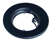 Tracon, TLC-2B, beépíthető hidegtükrös fekete spot lámpatest, MR16-es foglalattal, lámpafoglalat nélkül, NEM állítható (FIX), (MAX 50W) D=80mm (Tracon TLC-2B)