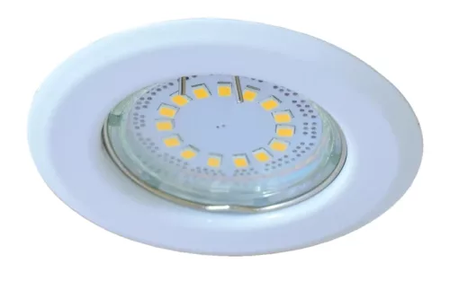 Tracon, TLC-2W, beépíthető hidegtükrös fehér spot lámpatest, MR16-es foglalattal, NEM állítható (FIX), (MAX 50W) D=82mm (Tracon TLC-2W)