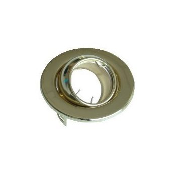   Tracon, TLC-4G, beépíthető hidegtükrös arany spot lámpatest, MR11-es foglalattal, lámpafoglalat nélkül, 60°-ban állítható, (MAX 35W) D=78mm (Tracon TLC-4G)