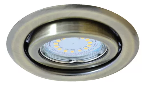 Tracon, TLC-6MG, beépíthető hidegtükrös matt arany spot lámpatest, MR16-es foglalattal, 30°-ban állítható, (MAX 50W) D=97mm (Tracon TLC-6MG)