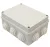 Tracon, TQBY15117, műanyag falon kivüli kötődoboz 150x110x70 lépcsős gumi átvezétővel IP44 világosszürke (Tracon TQBY15117)