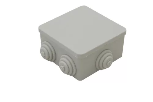 Tracon TQBY884 falon kívüli kötődoboz, 80×80×40 mm, IP44