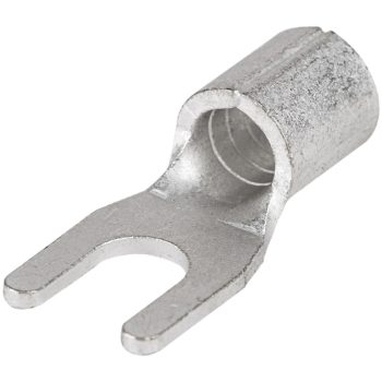   Tracon V10-6 szigeteletlen villás lemezsaru 10mm2, (d1=4,5mm, d2=6,4mm), ónozott elektrolitréz