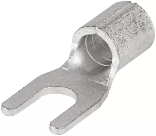 Tracon V16-6 szigeteletlen villás lemezsaru 16mm2, (d1=5,8mm, d2=6,4mm), ónozott elektrolitréz