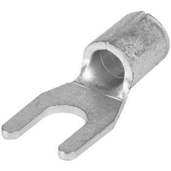   Tracon V4-4 szigeteletlen villás lemezsaru 4mm2, (d1=3,4mm, d2=4,3mm), ónozott elektrolitréz