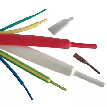   Tracon, ZS024SZ, zsugorcső, vékonyfalú, 2,4/1,2 mm, 2:1 zsugorodás , szürke, 1 m-es Tracon (ZS024SZ)