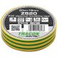 Tracon, ZS20, szigetelőszalag, zöld-sárga, 20 m x 18 mm, PVC, 0-90°C Tracon (ZS20)