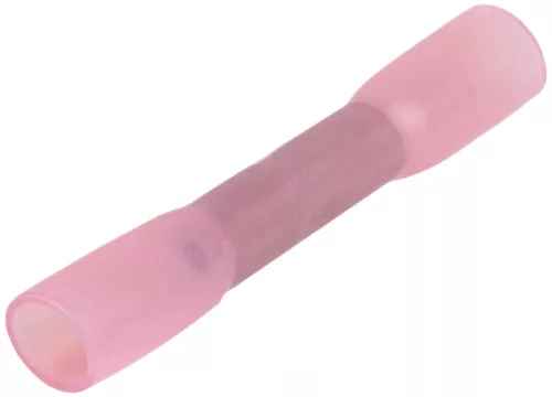 Tracon ZSTHP Zsugorodó szig. toldóhüv. 1,5 mm2, L=37 mm, d1=1,8 mm, piros ( ZSTHP )