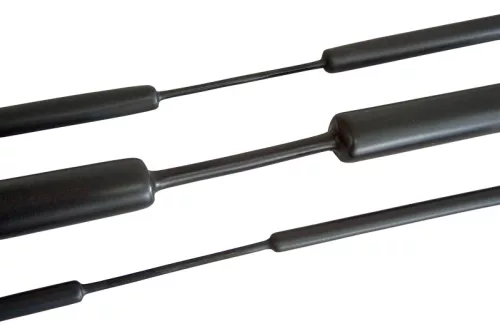 Tracon ZSVR48 vékonyfalú zsugorcső 3:1 fekete 4,8/1,6 mm