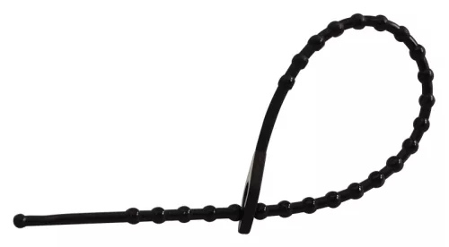 Tracon 150F-GY Gyöngyös nyitható kábelkötegelő, fekete, 150×2mm, D=8-35mm, PE