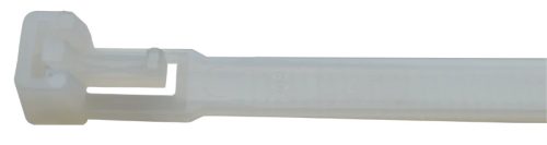 Tracon 180-NY, Nyitható kábelkötegelő, natúr 200×7.6mm, D=10-50mm, PA 6.6