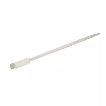 Tracon 190J Jelzőcímkés kábelkötegelő, natúr, 190×3,6mm, D=10-48mm, PA6.6, (a×b=27×13mm)